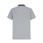 Camiseta 22465# Tipo Polo Gris Para Hombre