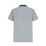 Camiseta 22465# Tipo Polo Gris Para Hombre