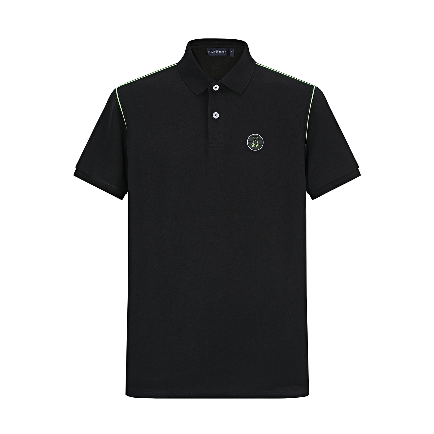 Camiseta 22364# Tipo Polo Negra Para Hombre