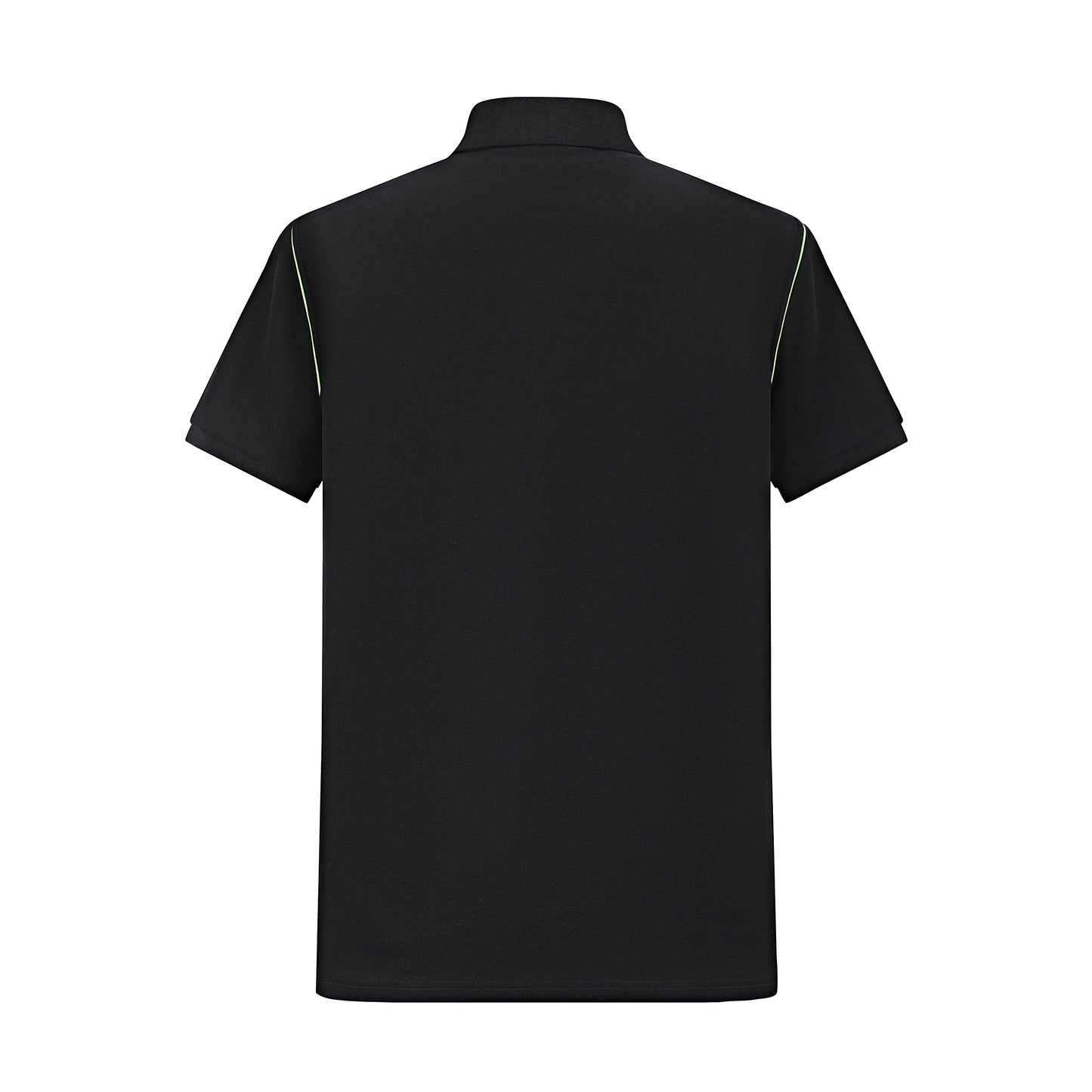 Camiseta 22364# Tipo Polo Negra Para Hombre
