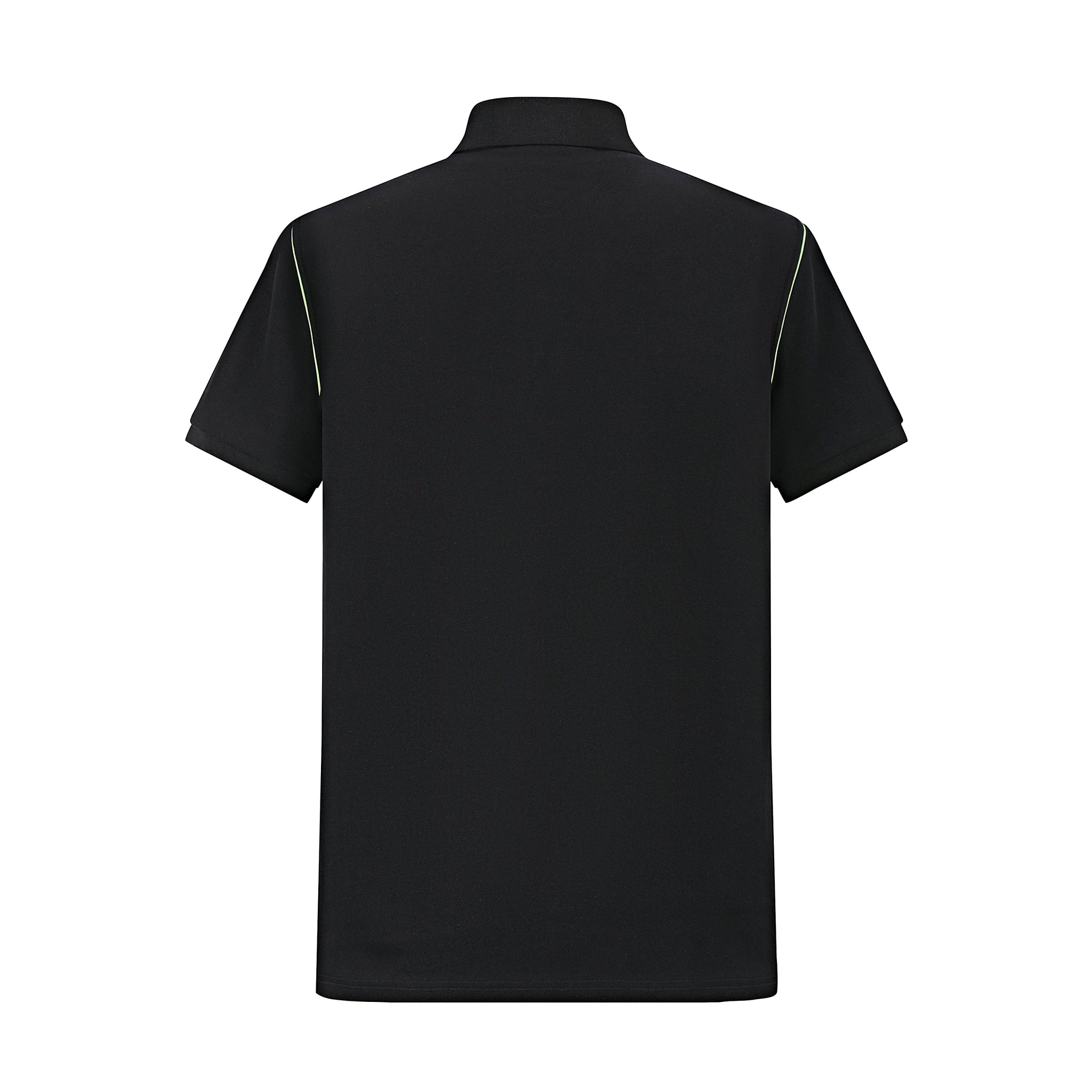 Camiseta 22364# Tipo Polo Negra Para Hombre