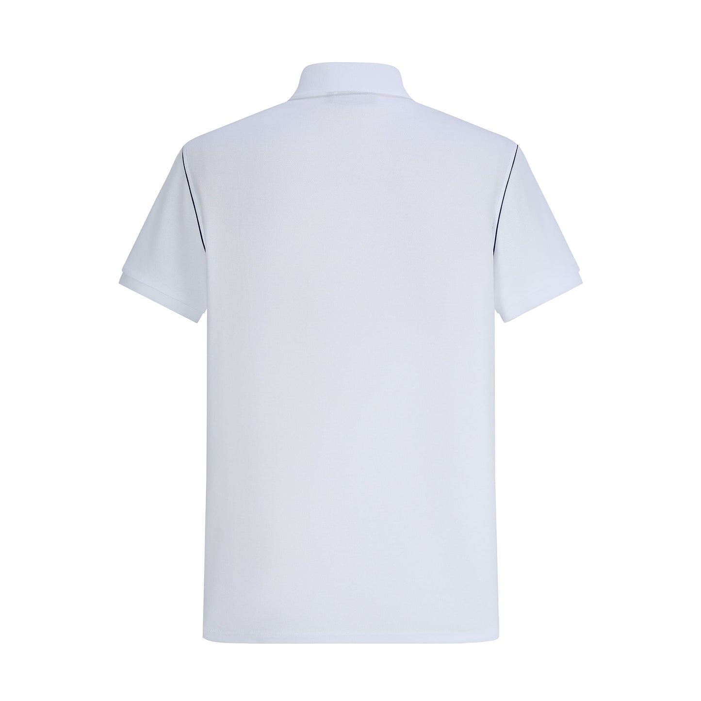 Camiseta 22364# Tipo Polo Blanca Para Hombre