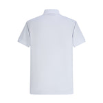 Camiseta 22364# Tipo Polo Blanca Para Hombre