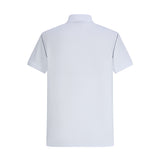 Camiseta 22364# Tipo Polo Blanca Para Hombre