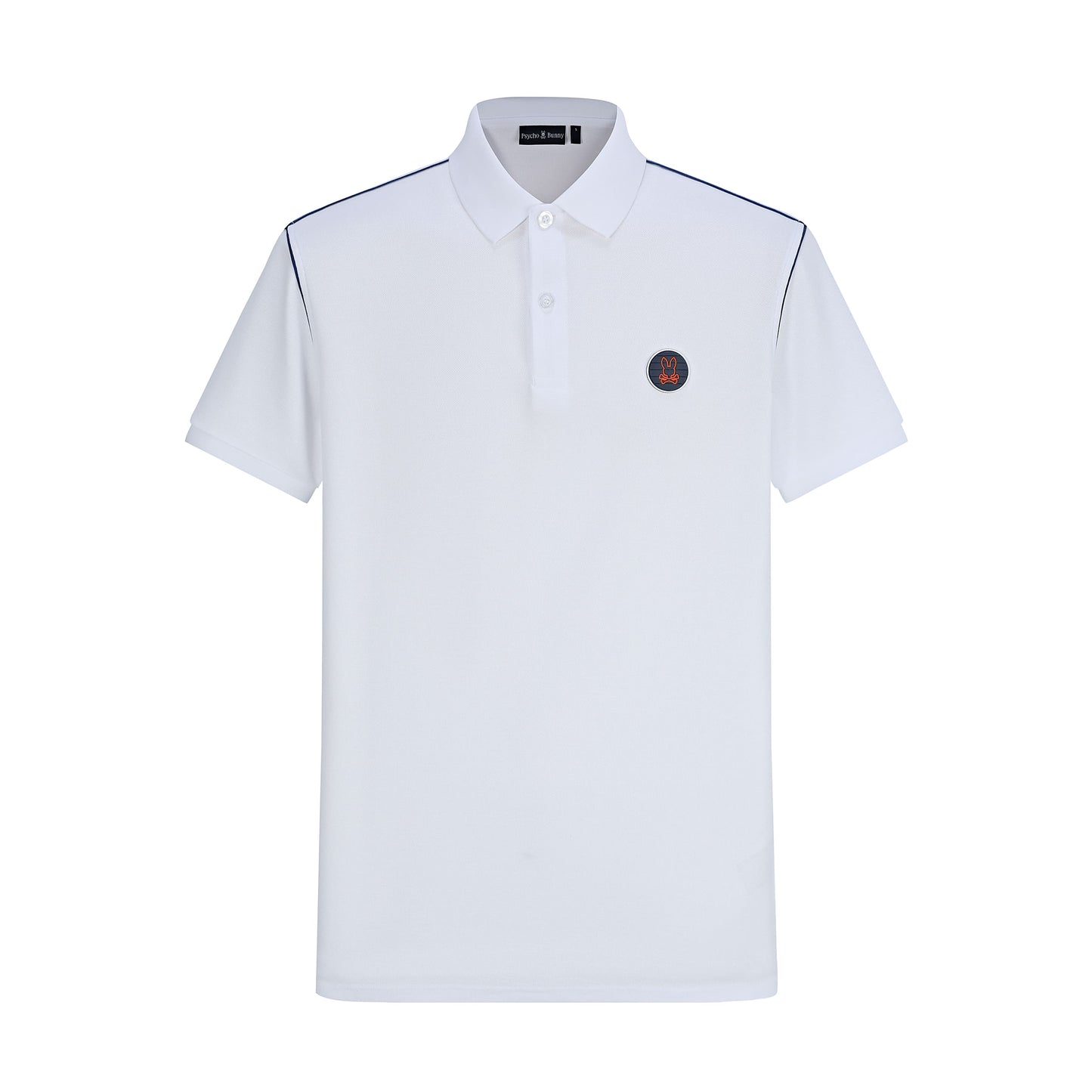 Camiseta 22364# Tipo Polo Blanca Para Hombre