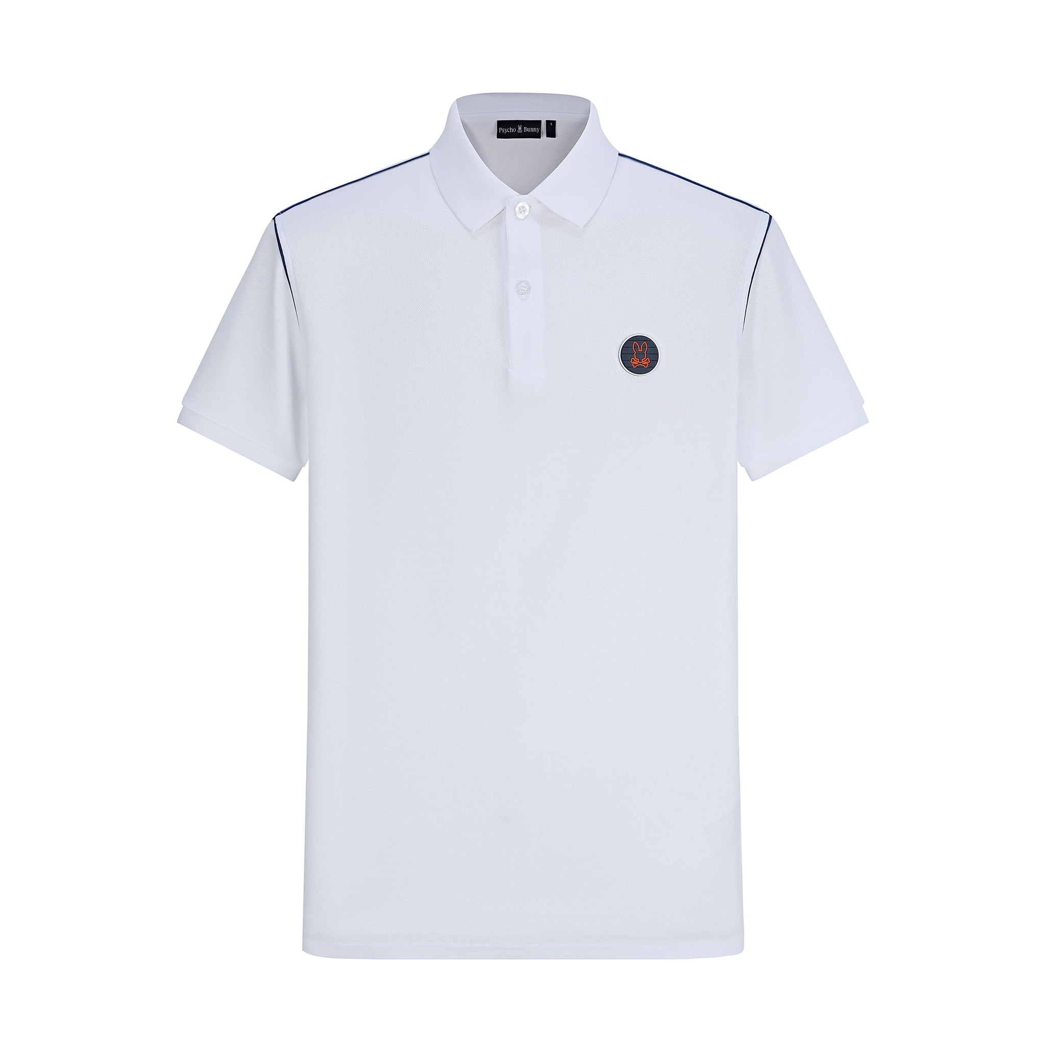 Camiseta 22364# Tipo Polo Blanca Para Hombre