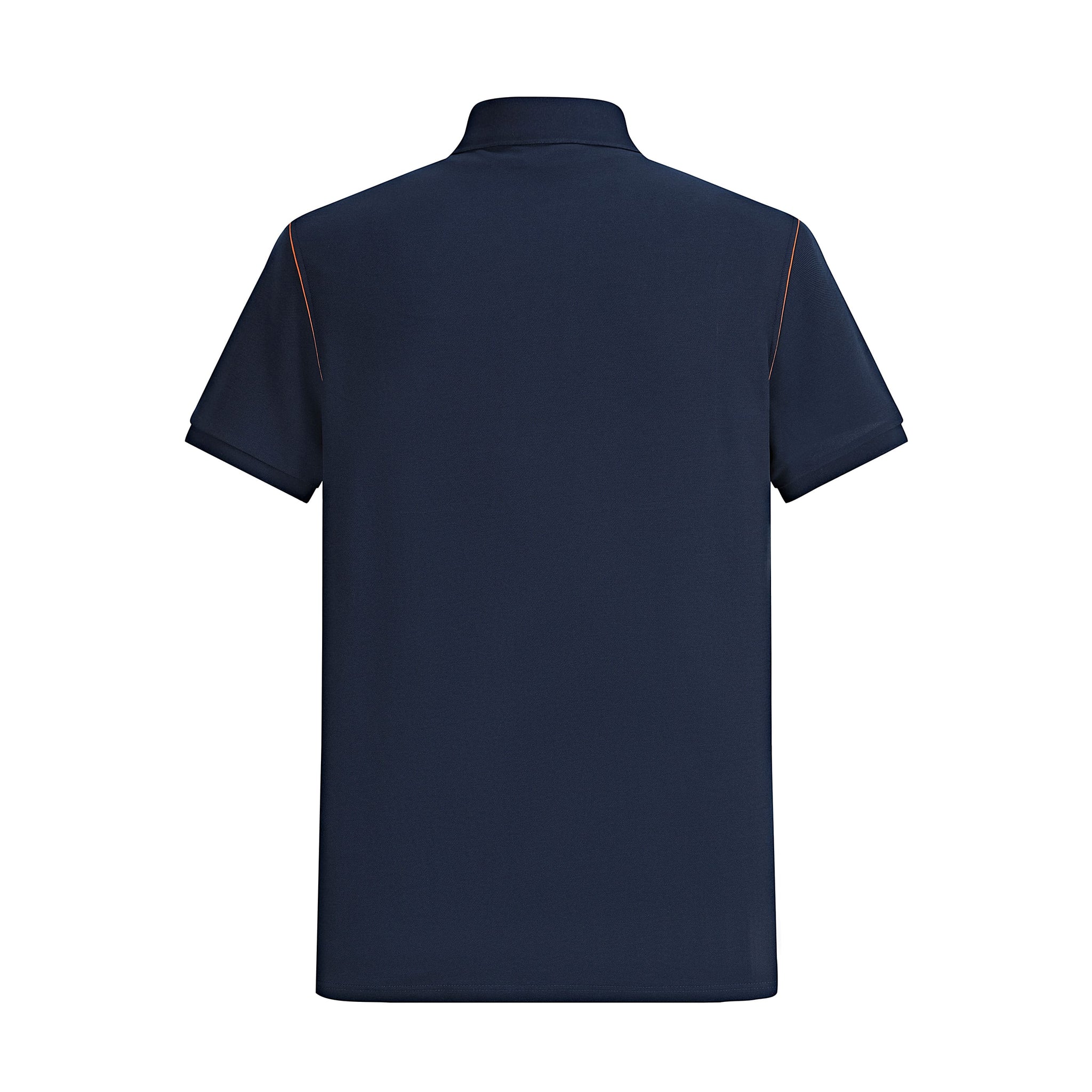Camiseta 22364# Tipo Polo Azul Oscuro Para Hombre