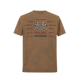 Camiseta 866510 Estampada Café Para Hombre