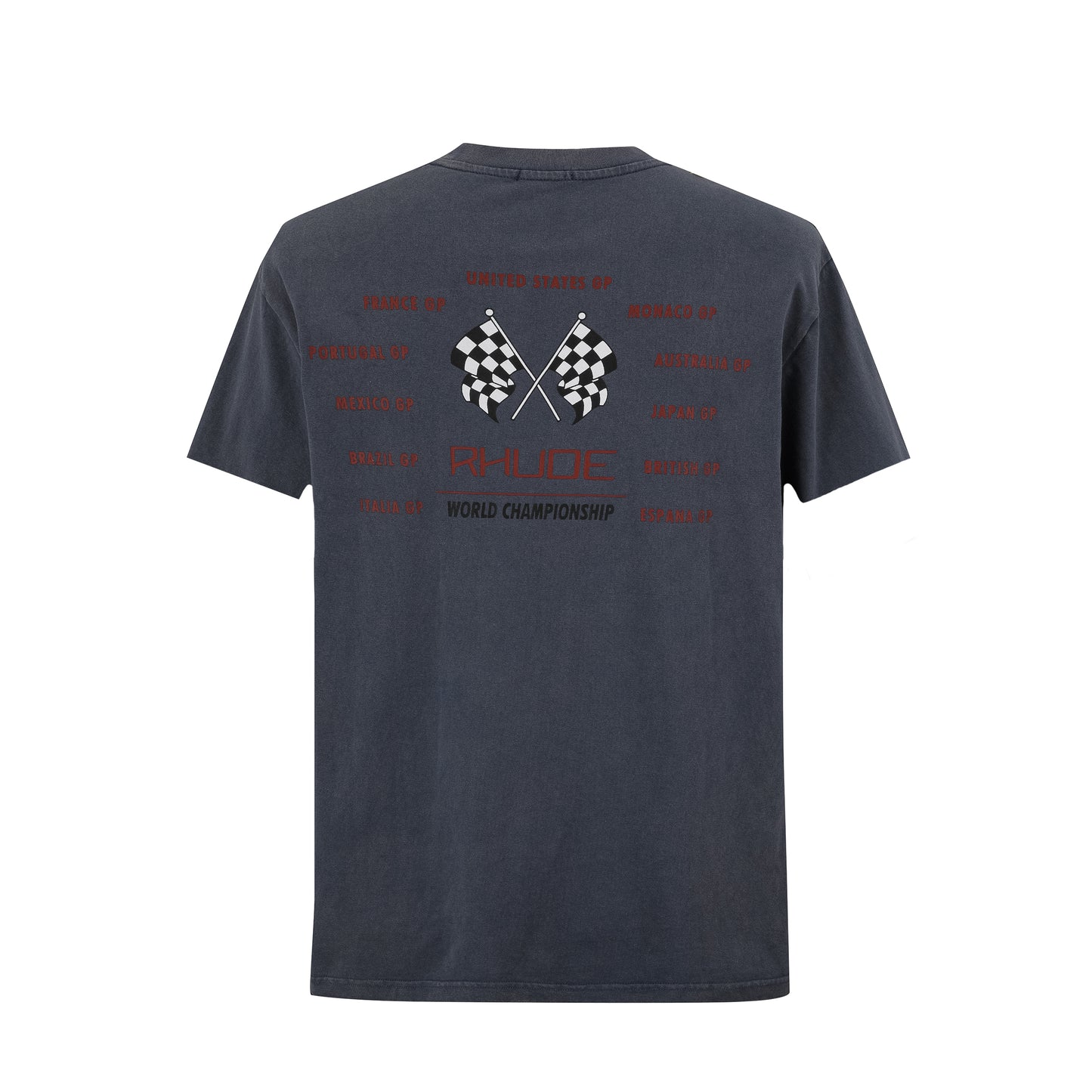 Camiseta 866510 Estampada Gris Azul Para Hombre