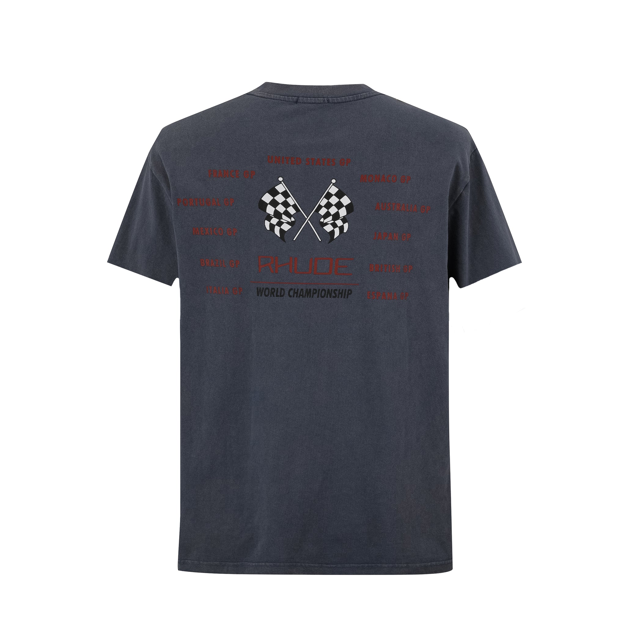 Camiseta 866510 Estampada Gris Azul Para Hombre