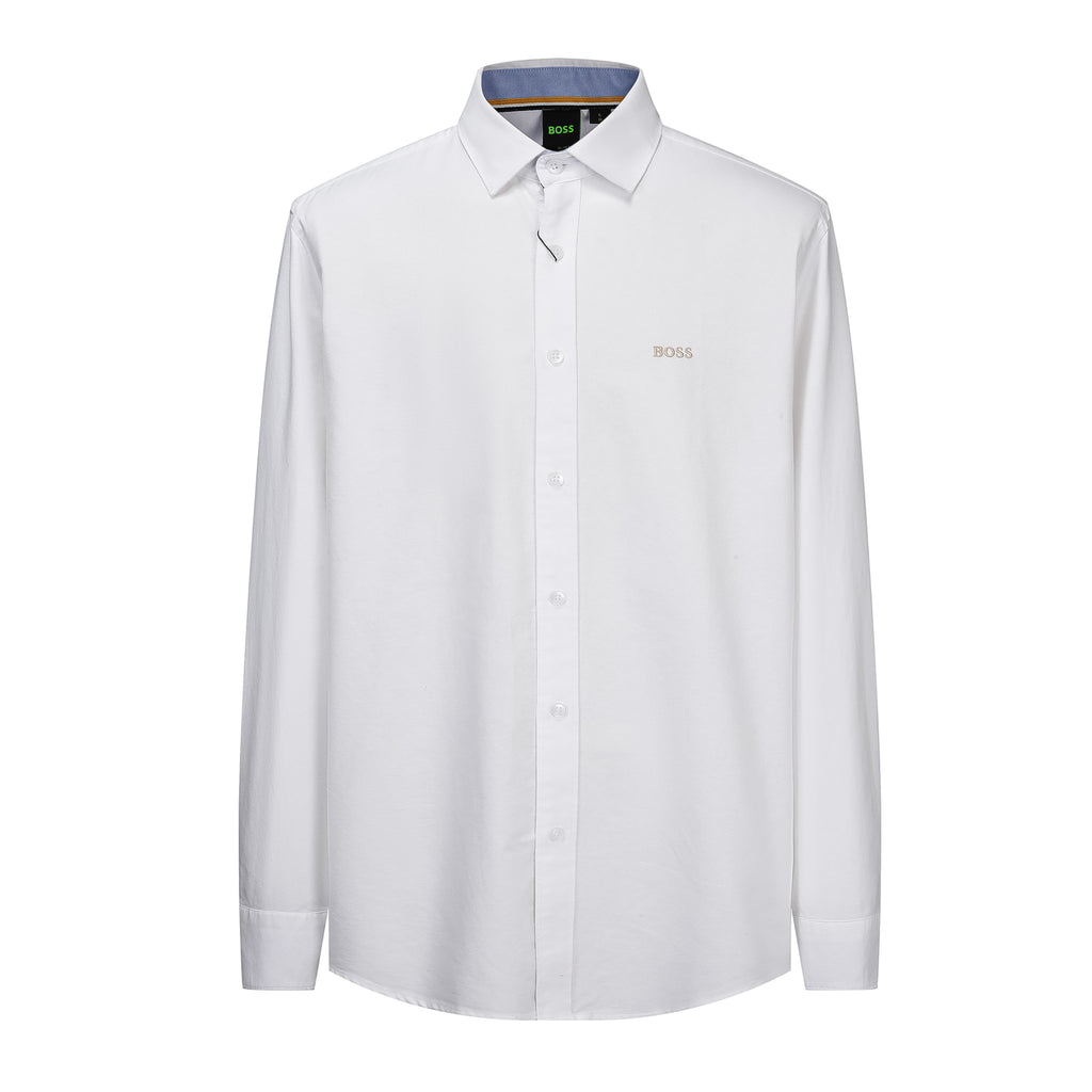 Camisa 50008 Blanca Manga Larga para Hombre