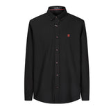Camisa 50004 Negra Manga Larga para Hombre