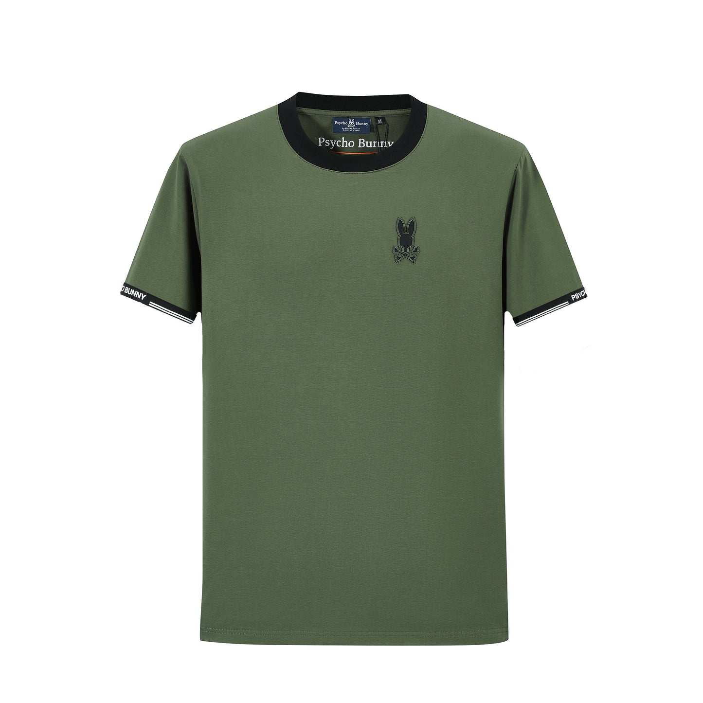 Camiseta 66632 Básica Verde Oscuro Para Hombre