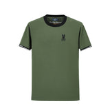 Camiseta 66632 Básica Verde Oscuro Para Hombre