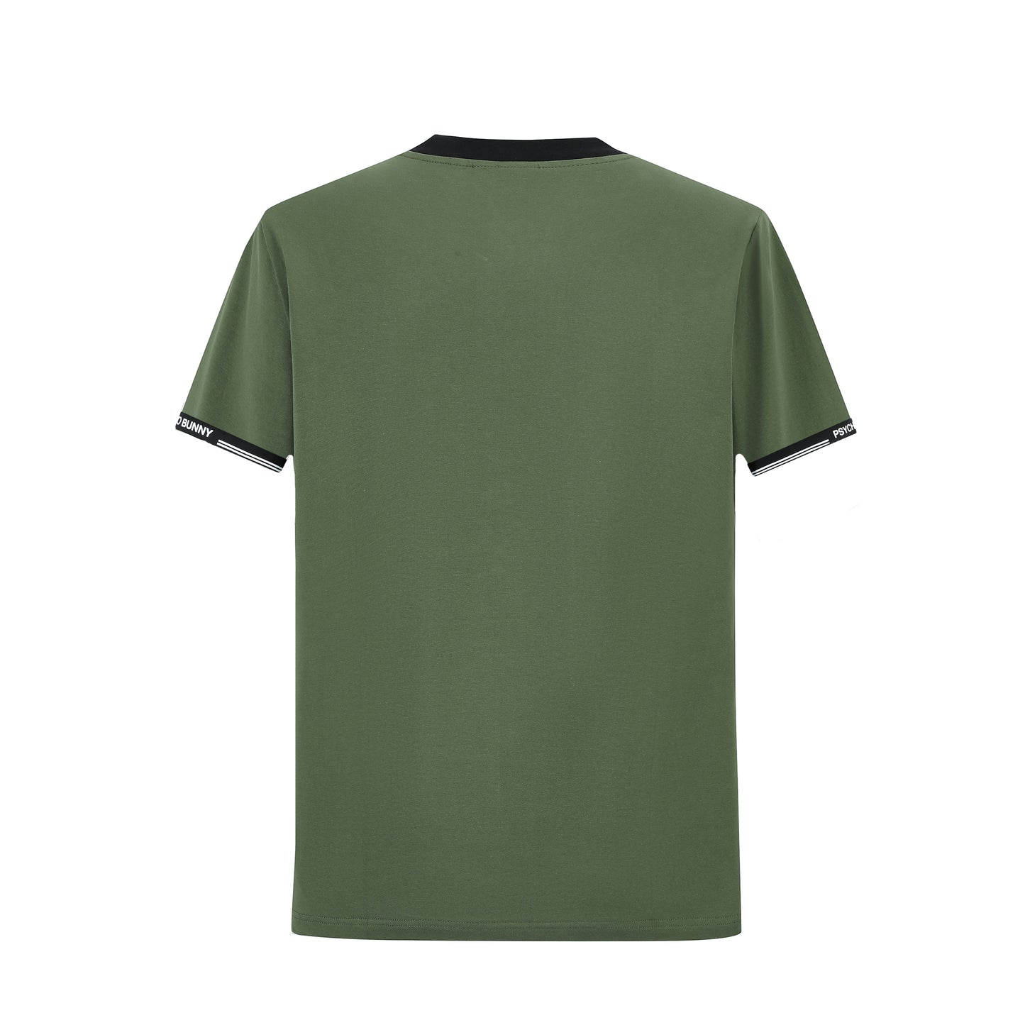 Camiseta 66632 Básica Verde Oscuro Para Hombre