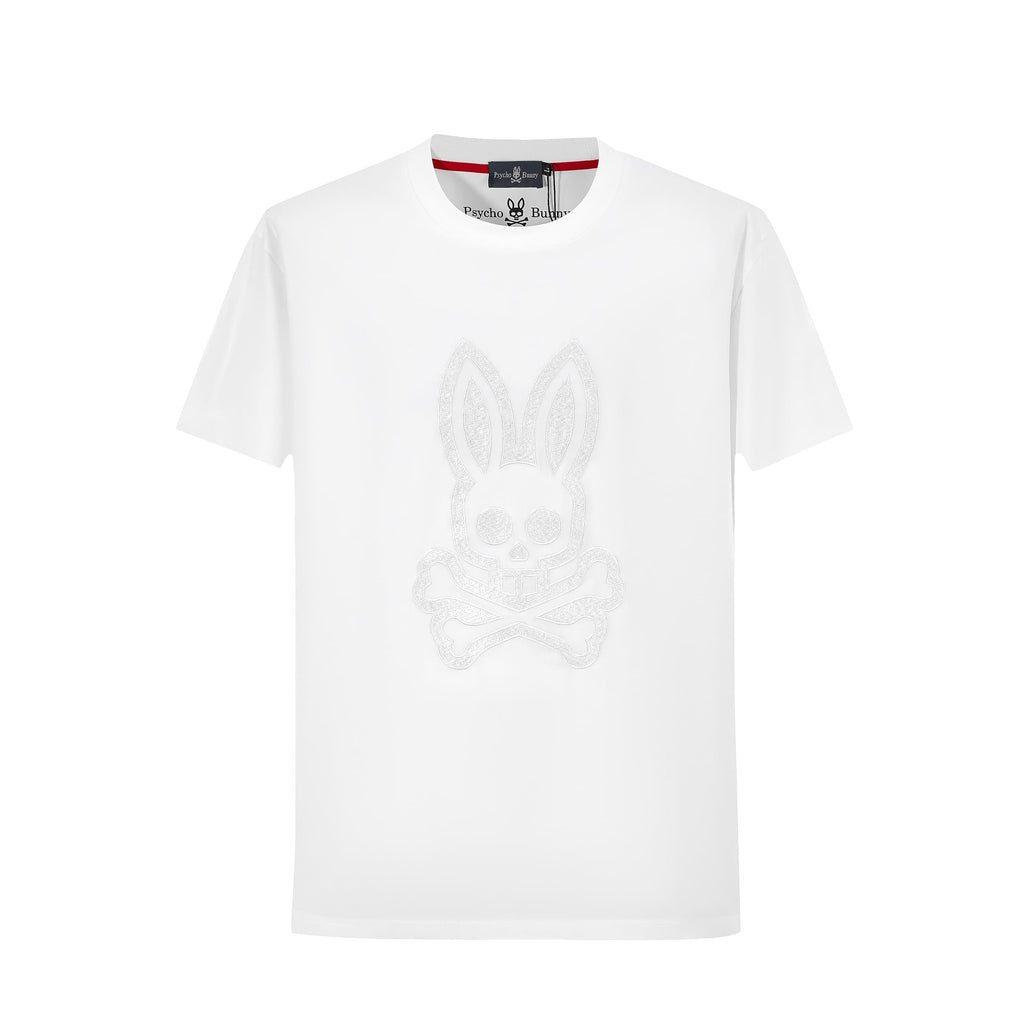 Camiseta 66633 Estampada Blanca Para Hombre