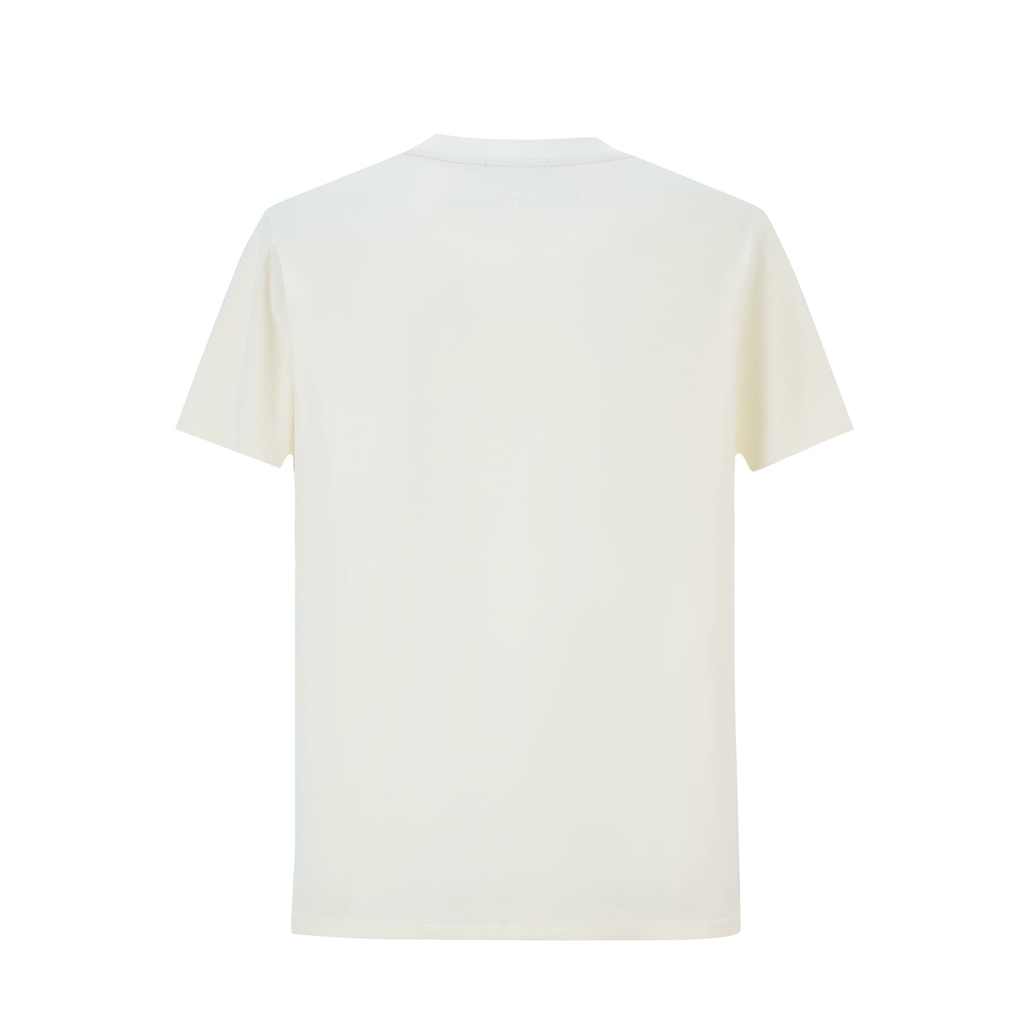 Camiseta 66643 Estampada Crema Para Hombre