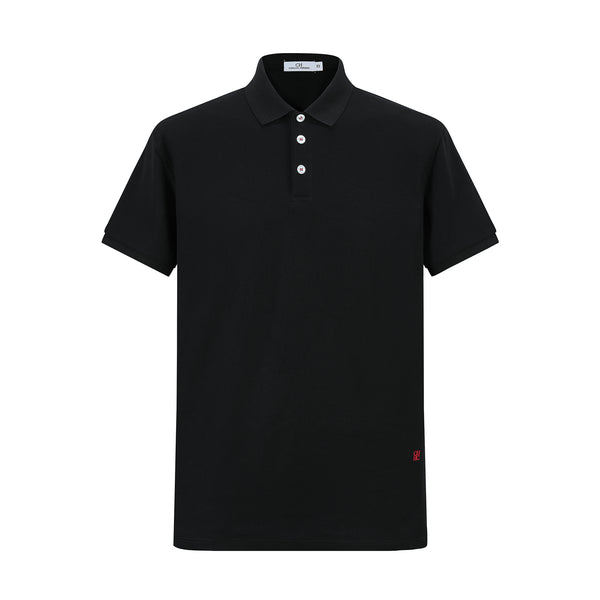 Camiseta 22330# Tipo Polo Negra Para hombre