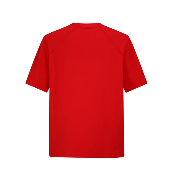 Camiseta 88757 Oversize Roja Para Hombre