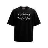 Camiseta 834037 Oversize Negra Para Hombre