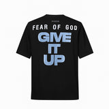 Camiseta 834036 Oversize Negra Para Hombre