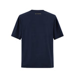 Camiseta 834026 Azul Oscuro Oversize Para Hombre