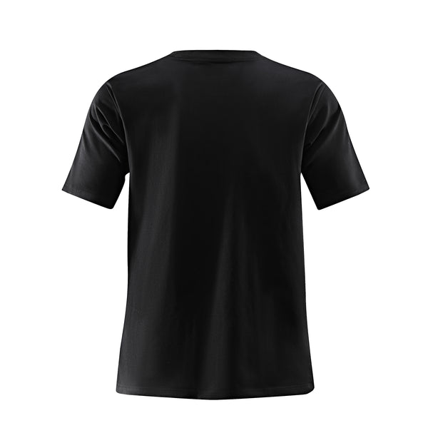 Camiseta 66636 Estampada Negra Para Hombre