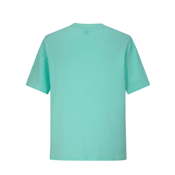 Camiseta 88050 Oversize Básica Verde Claro Para Hombre