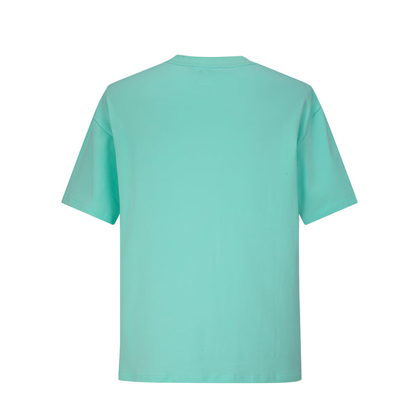 Camiseta 8265009 Oversize Verde Menta Para Hombre