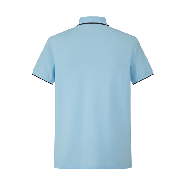 Camiseta 58133 Tipo Polo Azul Claro Para Hombre