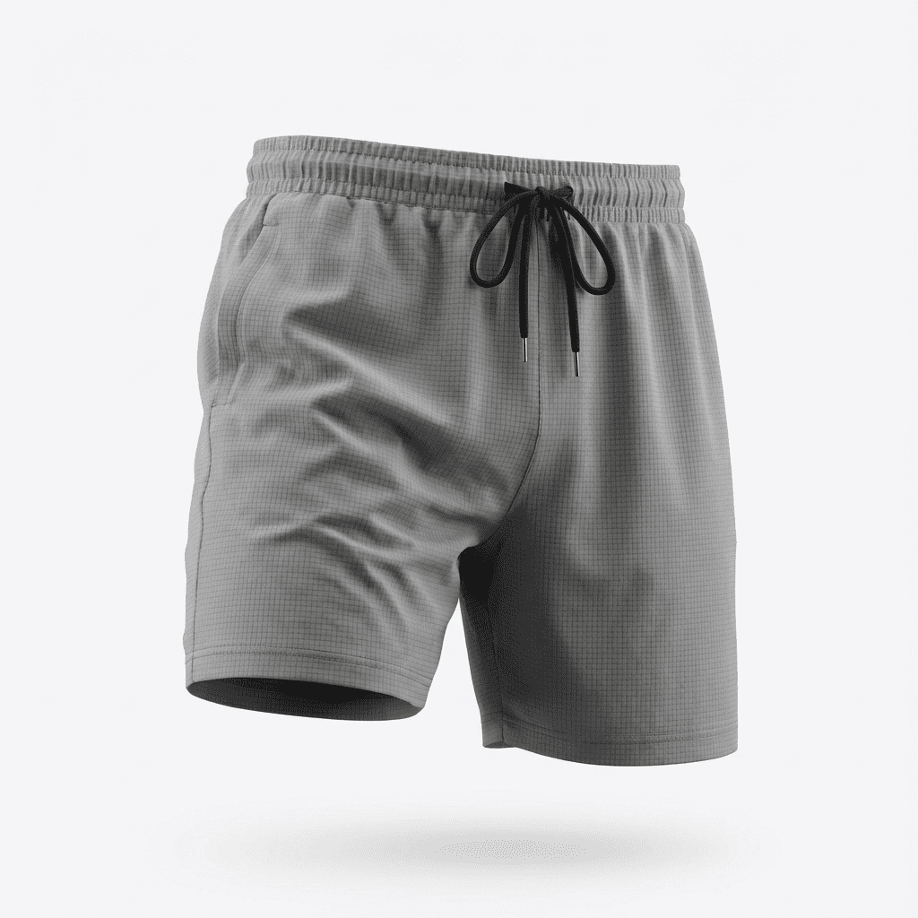 Pantaloneta Deportiva Básica Gris Para Hombre Ref. PAN08