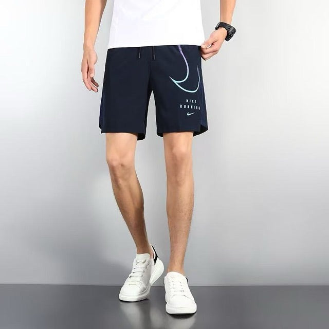 Pantaloneta Deportiva Azul Oscuro Para Hombre PAN09