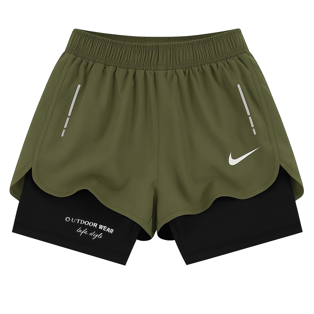 Pantaloneta Deportiva Verde Para Hombre Ref. PAN10