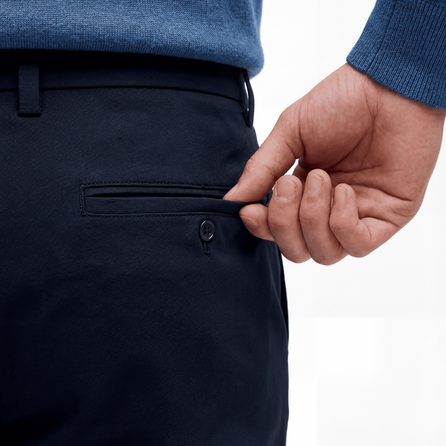 Pantalón PANTS01 Azul Oscuro Para Hombre