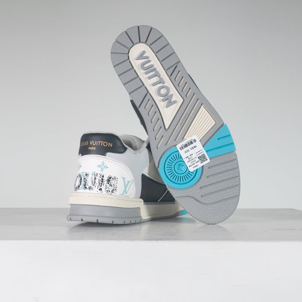 Sneakers LV Trainer Gris/Azul