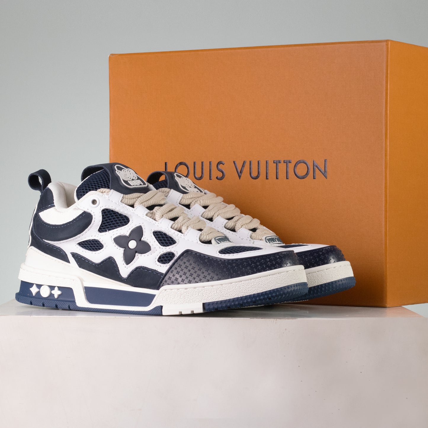 Sneakers LV Stellar Negro/Azul