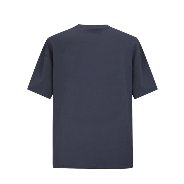Camiseta 88099 Oversize Gris/Azul Para Hombre