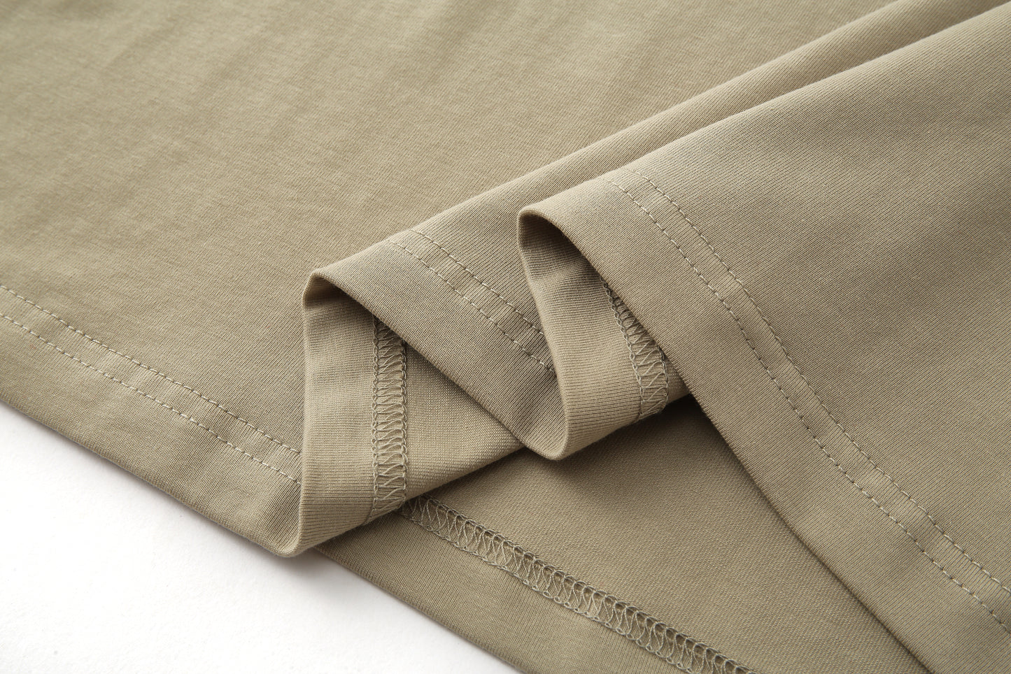 Camiseta 66433 Básica Gris Verde Para Hombre