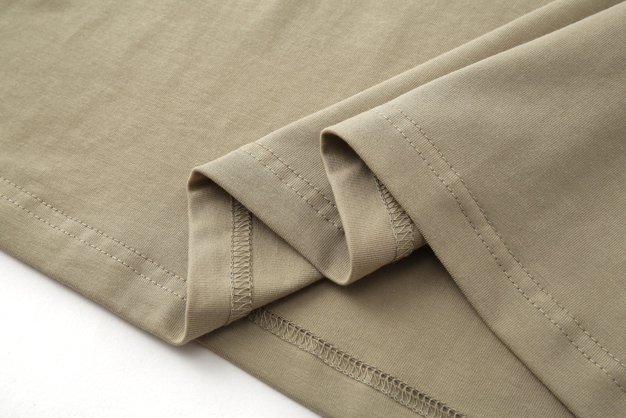 Camiseta 66433 Básica Gris Verde Para Hombre