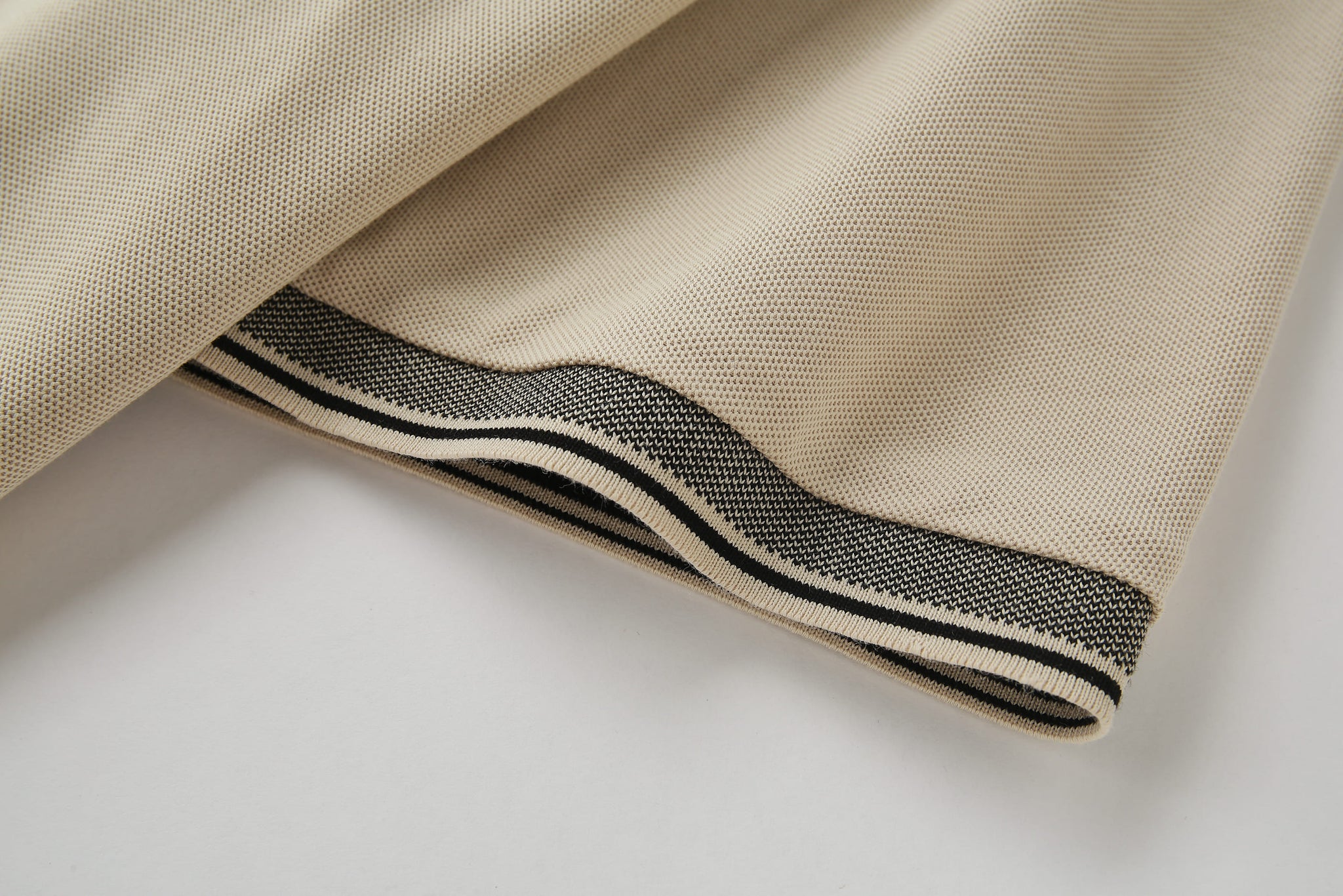 Camiseta 22371# Tipo Polo Khaki Para Hombre