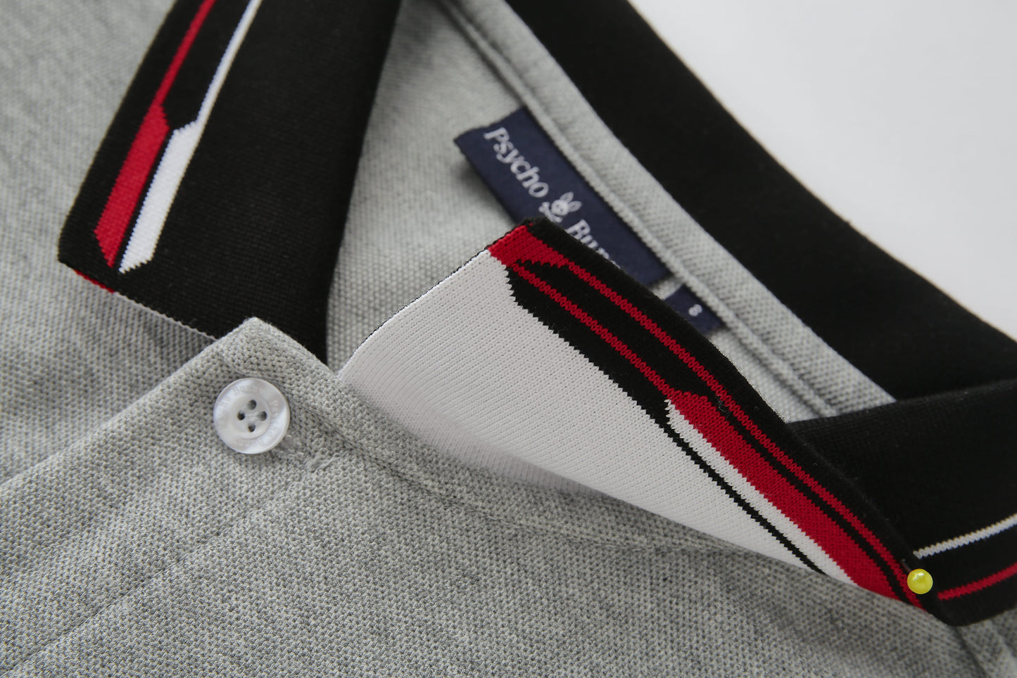 Camiseta 22470# Tipo Polo Gris Para Hombre