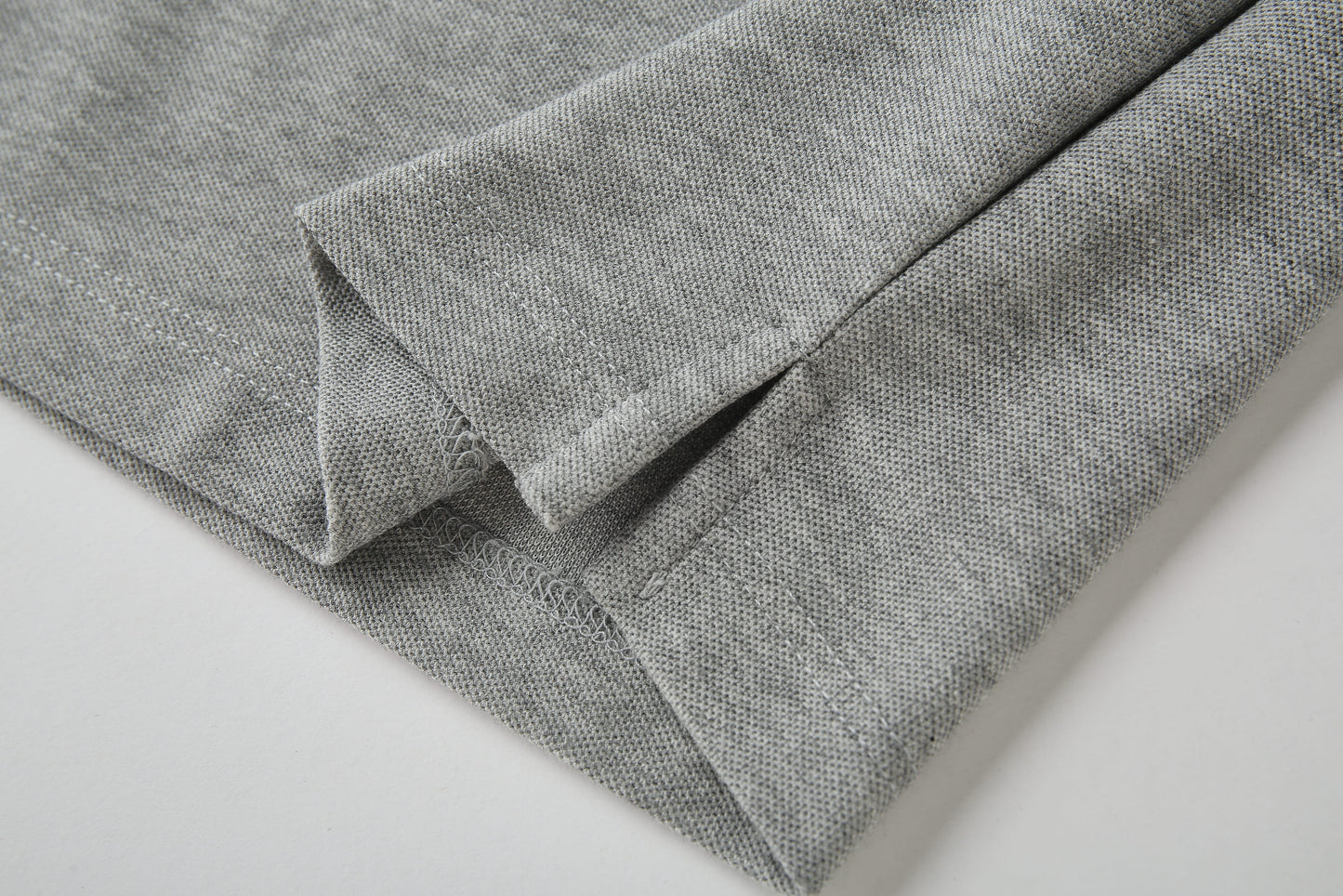 Camiseta 22470# Tipo Polo Gris Para Hombre