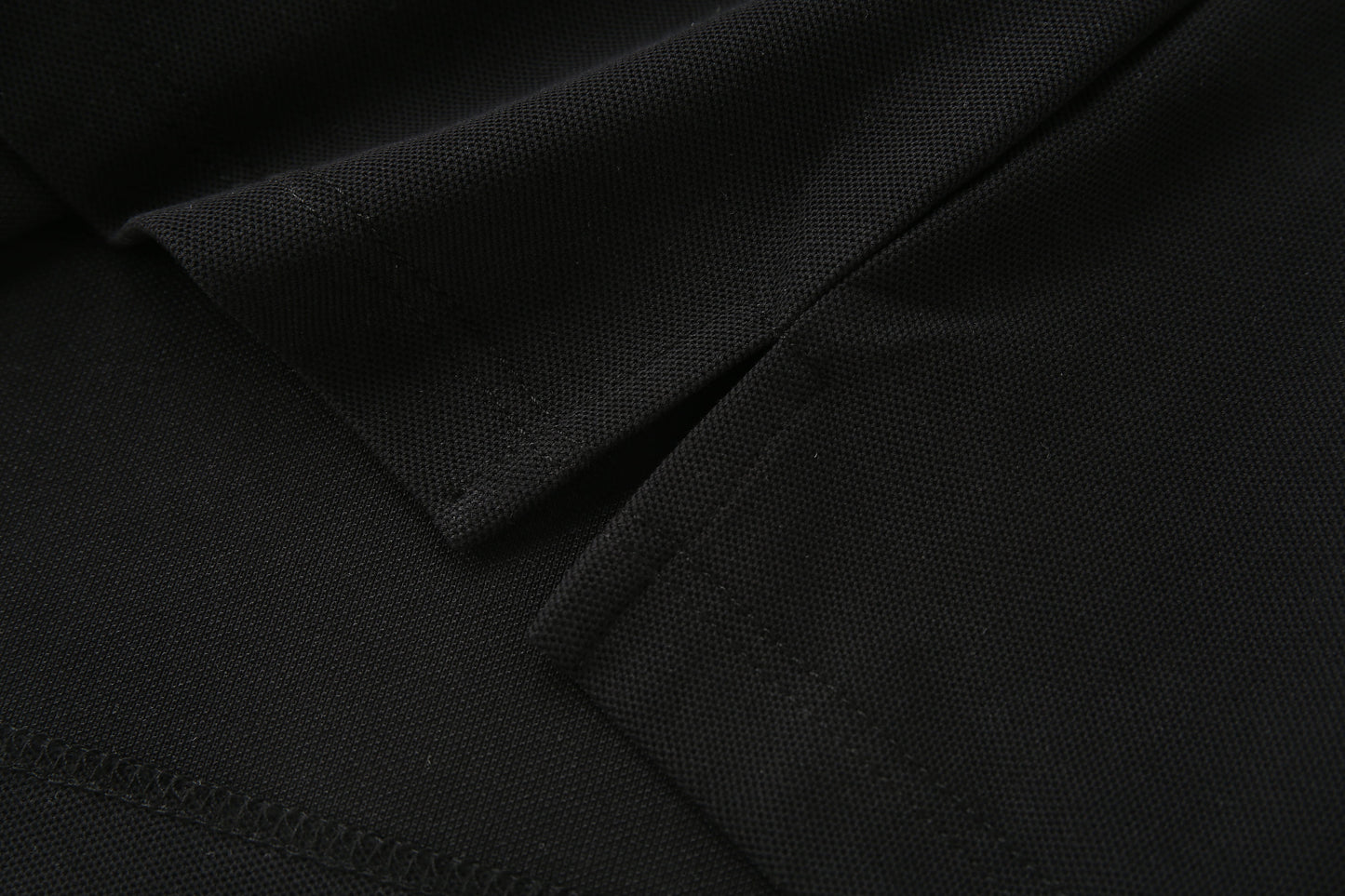 Camiseta 22348# Tipo Polo Negra Para Hombre