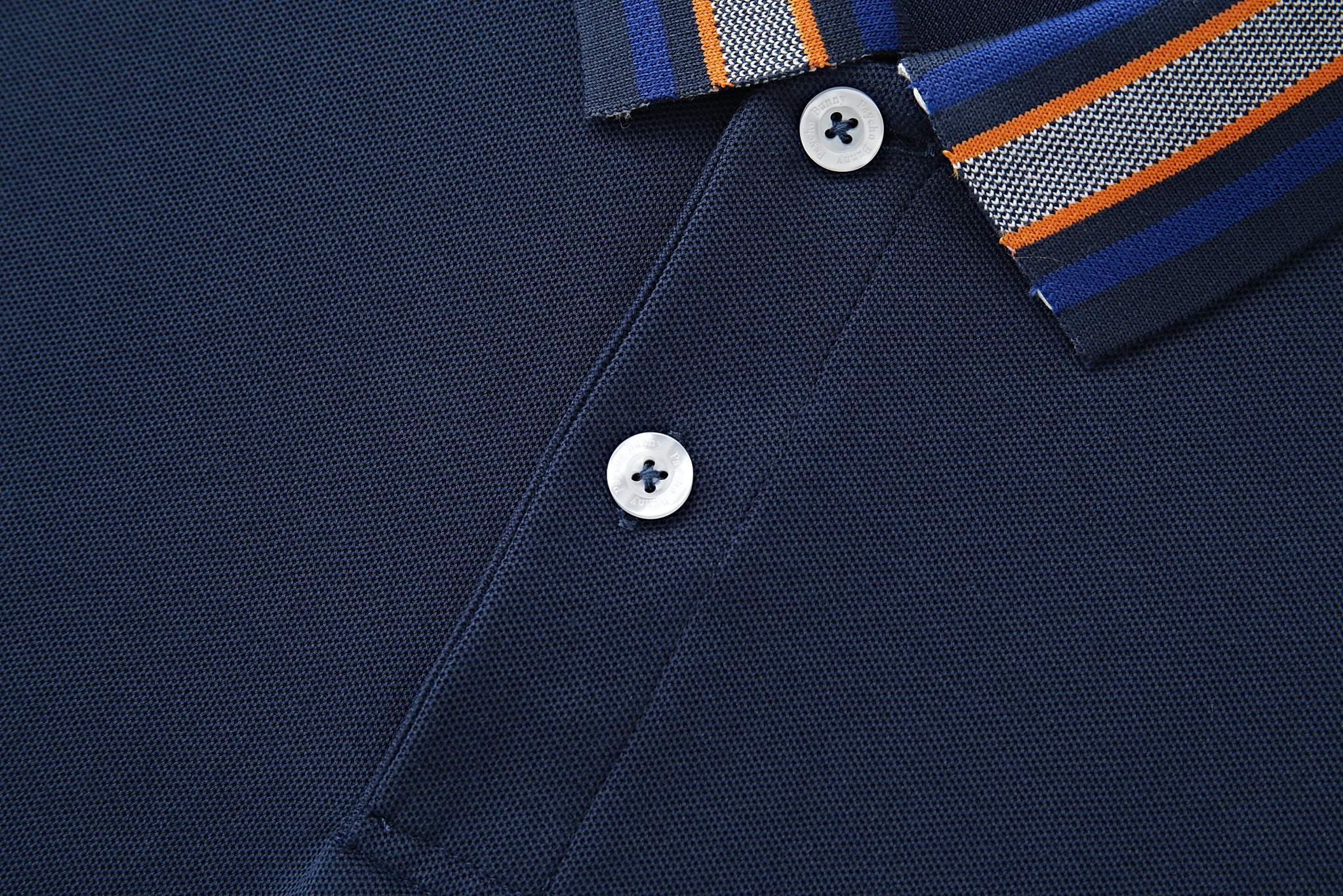 Camiseta 34594# Tipo Polo Azul Oscuro Para Hombre