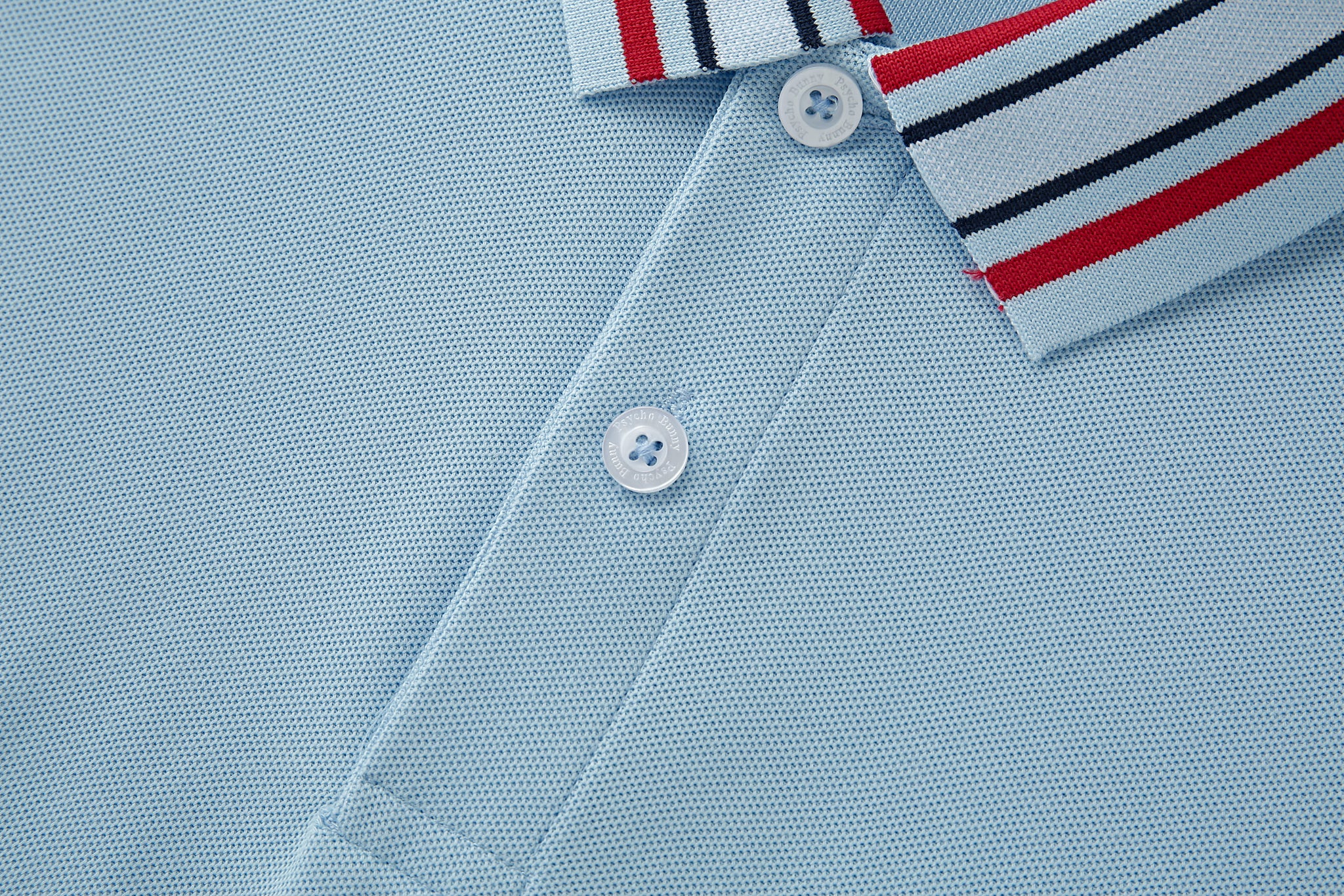 Camiseta 34594# Tipo Polo Azul Para Hombre