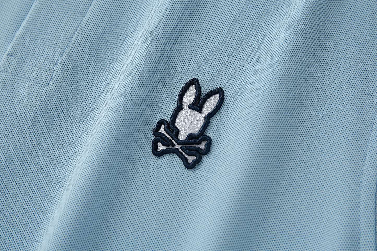 Camiseta 34594# Tipo Polo Azul Para Hombre