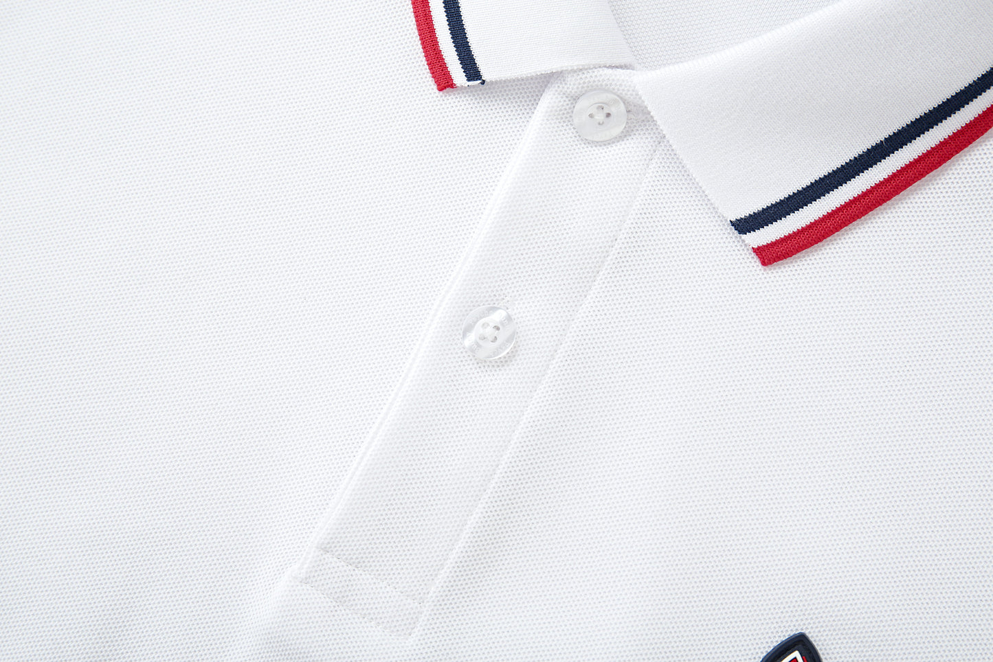 Camiseta 34592# Tipo Polo Blanca Para Hombre