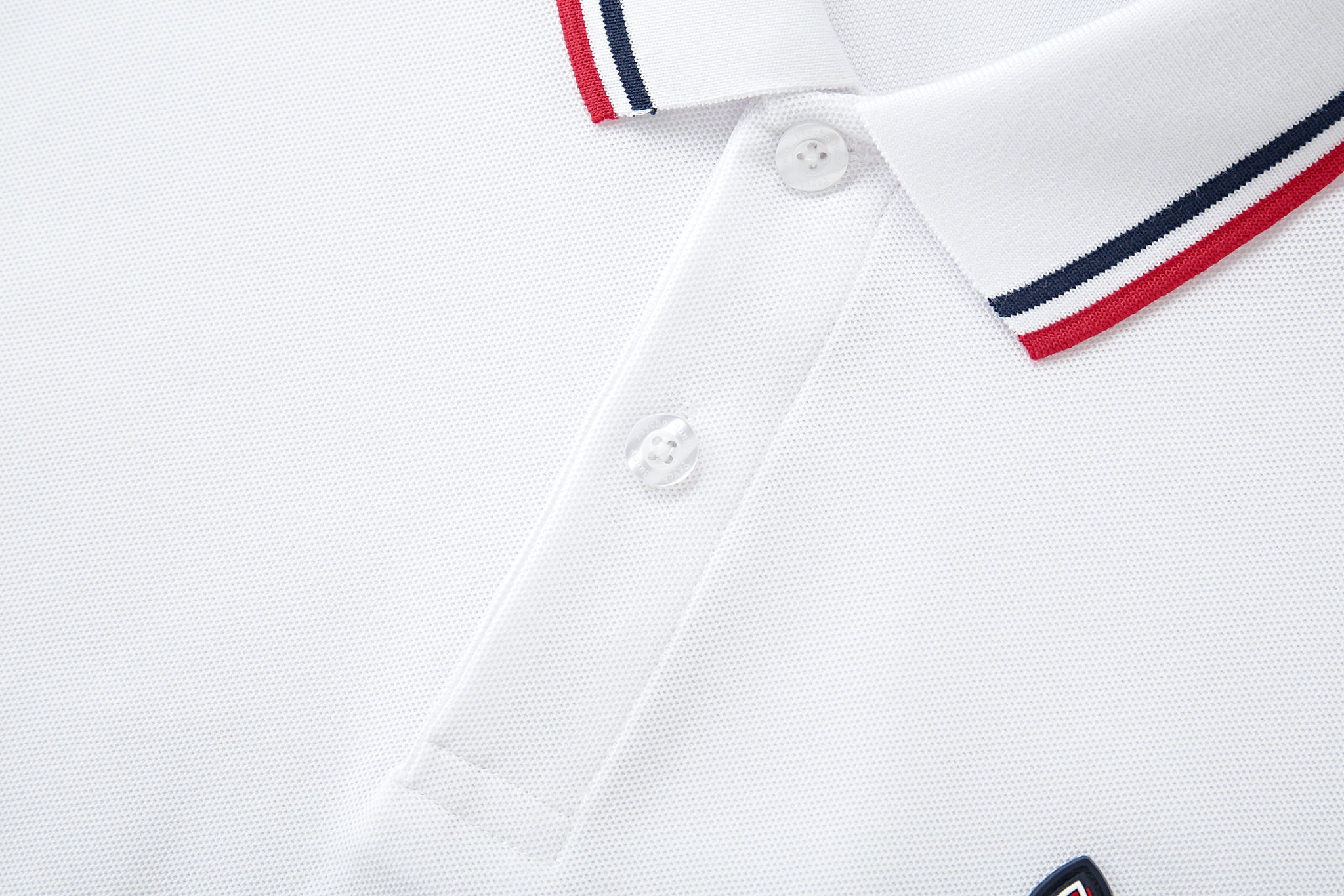 Camiseta 34592# Tipo Polo Blanca Para Hombre