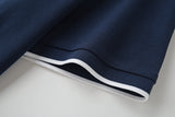 Camiseta 22362# Tipo Polo Azul Oscuro Para Hombre