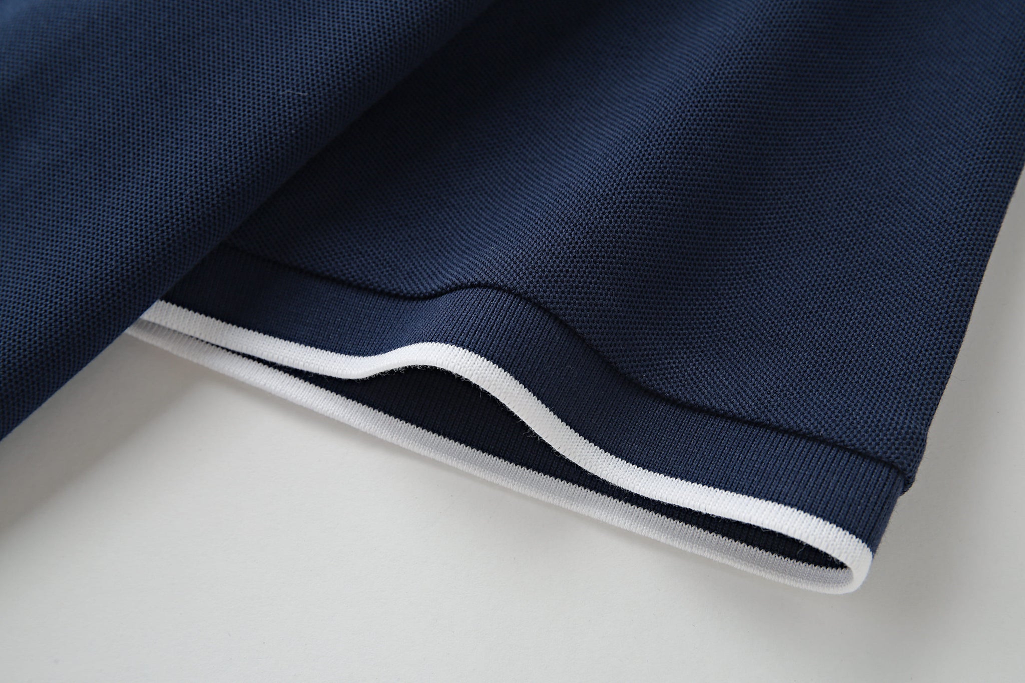 Camiseta 22362# Tipo Polo Azul Oscuro Para Hombre